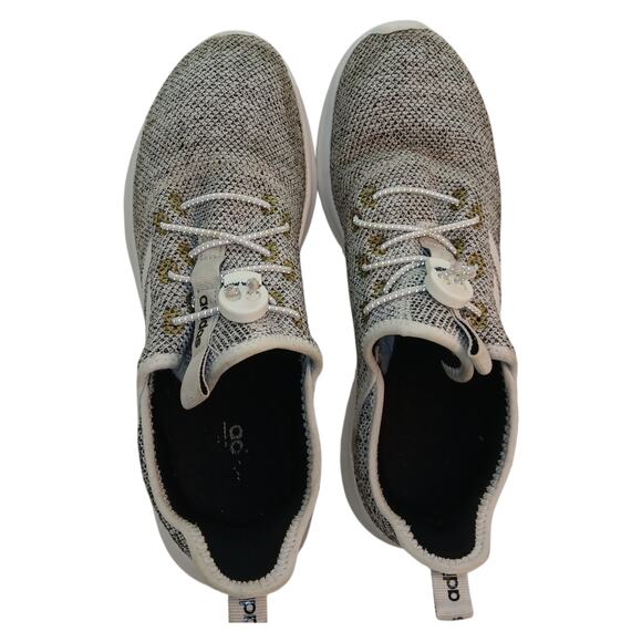 Adidas Cloudfoam Pure Women's Gray Tweed Athletic Sneakers - Size 8 - Picture 5 of 7